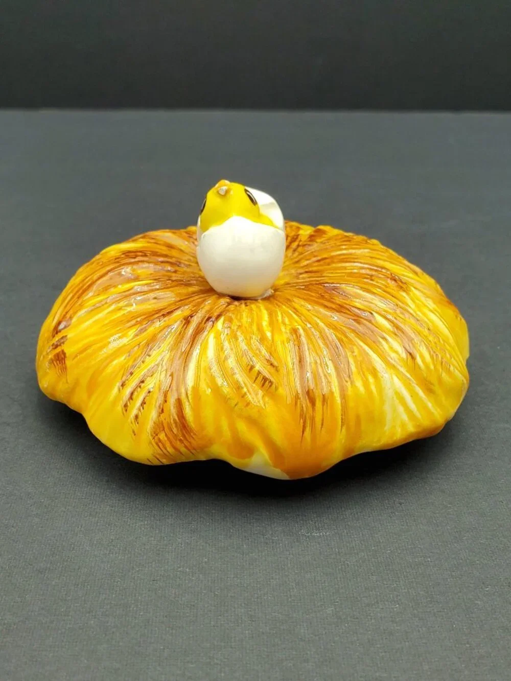 Sears Chicken Little Canister Hen on Nest Chick Egg Hatching Storage Jar